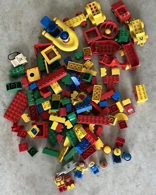 Vintage Large Bundle Of Assorted LEGO DUPLO - Mini Figures - Base Plates • $35