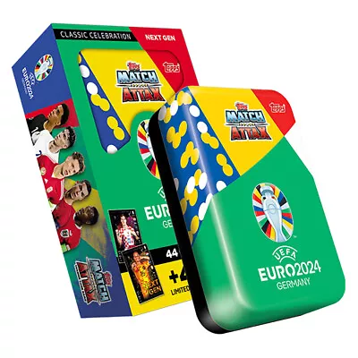 EURO 2024 Match Attax Next Gen Mega Tin 2 Topps Trading Cards • £14.99