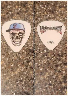 Avenged Sevenfold 2010 Tour Zacky Vengeance Skull With Hat Band Guitar Pick Pic  • $12.99