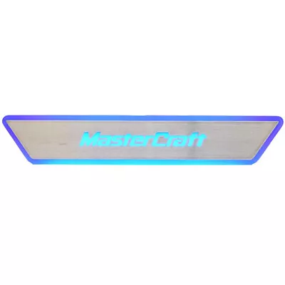 MasterCraft Boat Backlit Logo Panel 509167B | X26 Blue Resin 14 X 2 1/2 Inch • $165.93