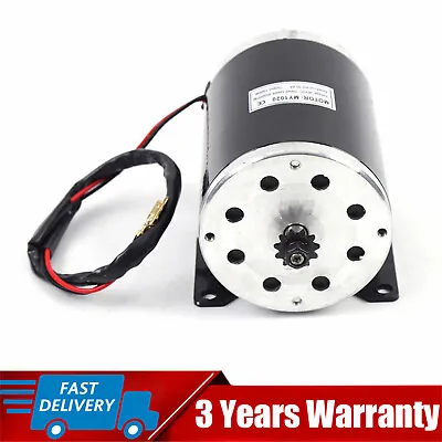 1000W Electric Brush Motor 36V DC For Mini Bike Quad And Electric Go-Kart USA • $80.64