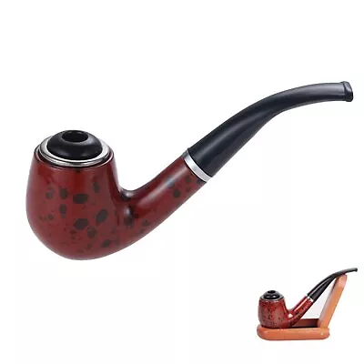 Vintage Cigarette Tube Pipe Bent Tobacco Smoking Pipe Fathers Day Craft Gift • $7.25