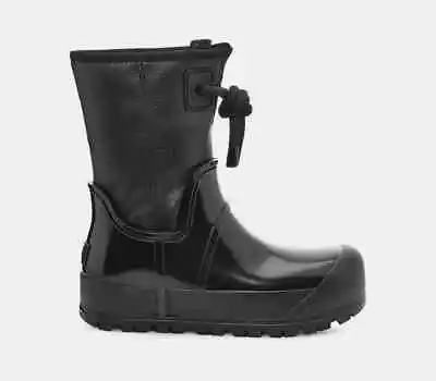 UGG Raincloud Lace Waterproof Black Boots 1132030 Wmns. Sz. 9 MSRP $175 • $60