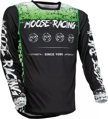 Moose Racing M1 Jersey For Motocross - Green/Black Men's Size 3XL # 2910-6881 • $15.28