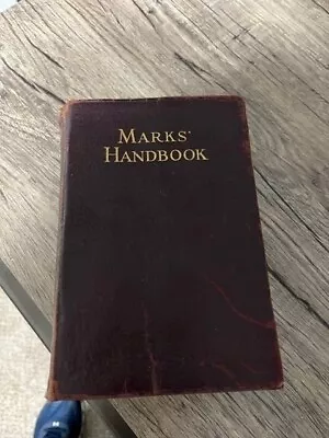 1924 Mark's Handbook Mechanical Engineers' Handbook 2nd Edition • $24.99