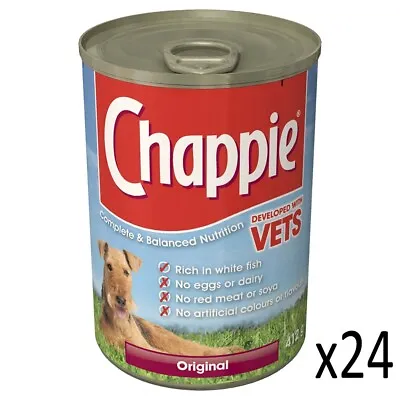 24 Pack Chappie Complete Wet Balanced Dog Food • £41.84