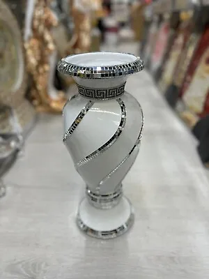 £27.99 • Buy 40cm Beautiful Ceramic Mosaic Vase Crystal Decorative Mirror Flower Luxury