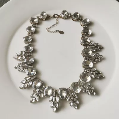 16  New Zara Floral Collar Statement Necklace Gift Vintage Women Party Jewelry • $29.99