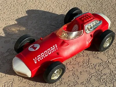  1963 Mattel Red #1 Vrroom! Friction Whip Car Racer • $49.99