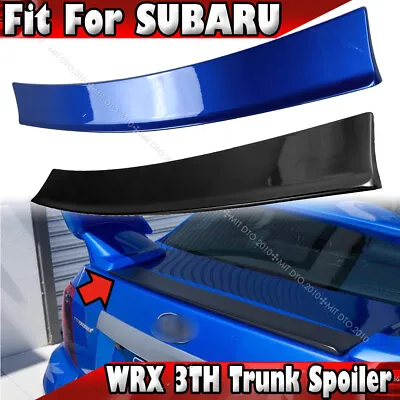 Lip Spoiler Under STI Trunk Spoiler Fit For Subaru Impreza WRX 3rd 08-14 Painted • $109