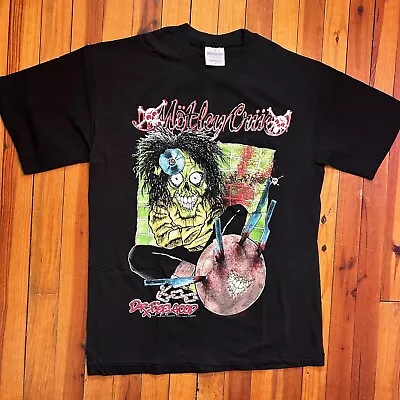 Vintage Motley Crue Dr. Feelgood 1989 Band T-Shirt Brockum Single Stitch Large • $75