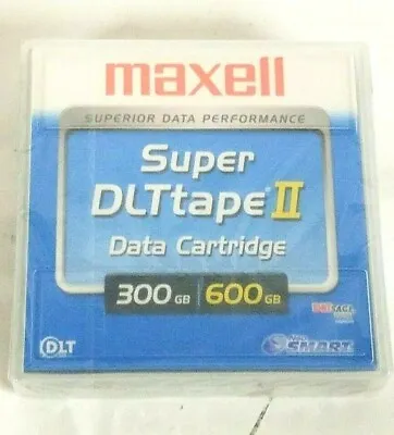 Maxell Super DLT Tape II Data Cartridge 300 GB 600 GB 1/2 Inch Tape Cartridge • $40