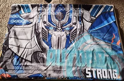 2017 Transformers Twin Bed Sheet Set - Flat Sheet Fitted Sheet &  Pillowcase • $35.99