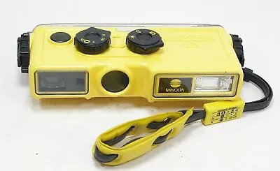 VTG Minolta Weathermatic A 110 Waterproof Underwater Diving Camera & Wrist Strap • $24.93