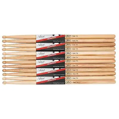 Artist DSO7A Oak Drumsticks W/ Wooden Tips 6 Pairs • $38