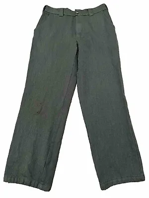 Cabelas 36 Reg 100% Wool Hunting Men’s Pants Olive Green 31 Inseam • $40