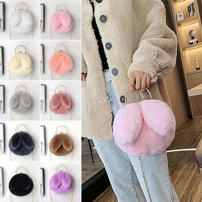 $15.37 • Buy Bag Leisure Travel Accessories Rabbit Ear Bag Women's Bag Shoulder Bag Handbags