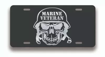 USMC Marine Corp Veteran Active Duty License Plate | Military Vet License Plate  • $9.95
