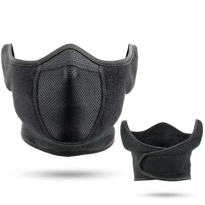 Winter Balaclava Ski Mask Thermal Half Face Mask With Ear Cover For Men Women • $8.83