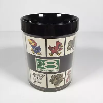 Vintage Big 8 Conference NCAA Thermo-Serv Plastic Cup Mug Made In USA [Not Mint] • $19.99