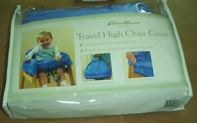 Eddie Bauer Travel High Chair Cover Used Blue Infantino • $23.19