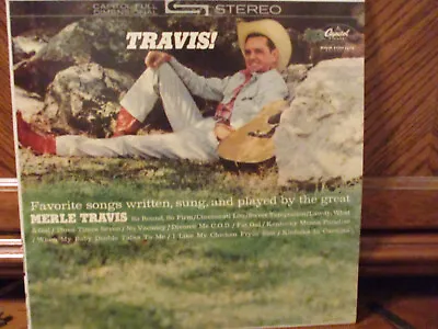 Merle Travis  Travis  Capitol Long Playing Record Still In Excellent Condition • $3.75