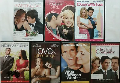 7 DVD Romantic Comedy Sassy Girl Wedding Date Down W/ Love Intolerable Cruelty  • $21