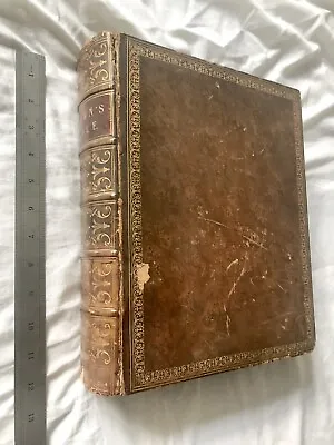 £99.99 • Buy Antique Victorian Universal Family Holy Bible - Large Guilded Pages, Illustrated