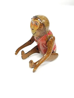 £29.99 • Buy VINTAGE 4.8” Wind-Up JUMPING MONKEY Rare Toy 1950s ‘Made China’ Clockwork NO KEY