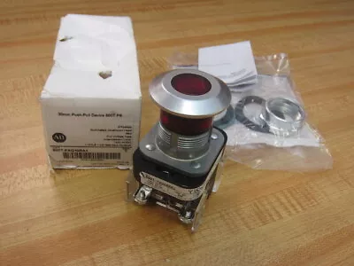 Allen Bradley 800T-FXQ10RA1 Push Button W/800T-XA1 & 800T-Blank • $146.77