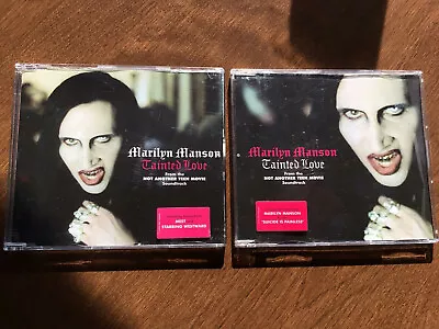 Marilyn Manson ‎– Tainted Love (2002) 2 Part UK CD Single Set Near Mint/VG+ • $20.99