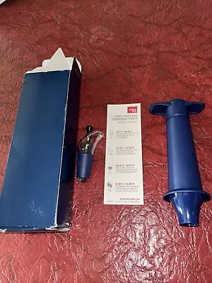 $10 • Buy Vacu Vin Wine Saver Pump With 1 Stopper, Blue Wine Pump Instructions Included