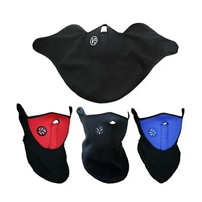 Winter Motorcycle Bike Balaclava Neck Ski Half Face Mask Cap Cover Guard Scarf • $4.99