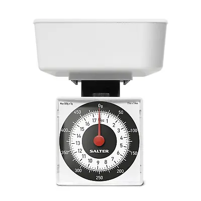 Salter 022 WHDR Dietary Mechanical Kitchen Scale – Compact Baking/Cooking Scale • £7.98