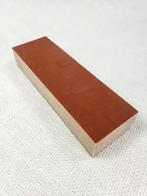 1 Piece Of 1.00  Brown Natural Linen Micarta Knife Handle - Blanks Scales • $10.99