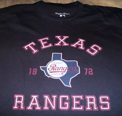 Texas Rangers  1972 Classic Logo  1st Season Retro Vintage Throwback Shirt New L • $29.99