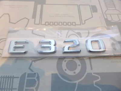 Original Mercedes Lettering / Type Designation / Type License Plate E320 W124 New • $138.97