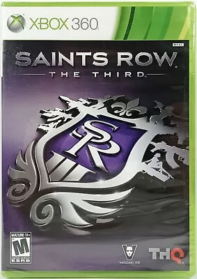 Saints Row: The Third (Microsoft Xbox 360 2011) Brand NEW SEALED Game • $19.99