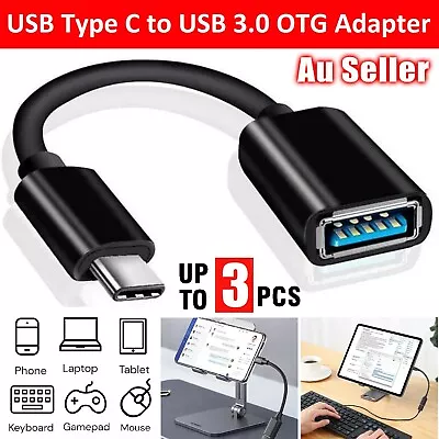 USB 3.0 Type C USB-C Male To USB 3.0 Female OTG Adapter Data Cable Converter • $12.99