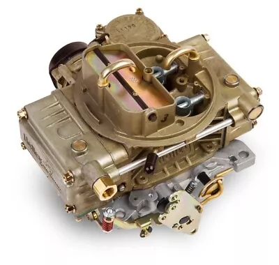 Holley 600 CFM Aluminum Marine Carburetor W/Gasoline - Gold Dichromate Finish • $878.95