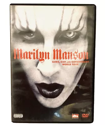 Marilyn Manson Guns God And Government World Tour DVD 2002 EXCELLENT CONDITION • $14.65