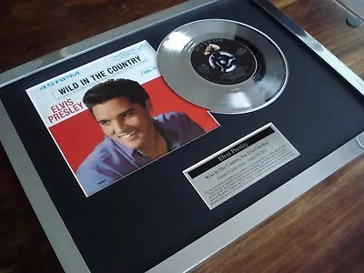 £84.99 • Buy Elvis Presley Wild In The Country Platinum Disc 7  Single Record Award