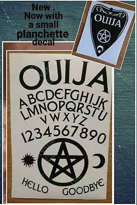 Ouija  Wine Bottle Decal Sticker Pagan Witch Gothic Sun Moon • £1.80