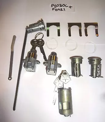 $215 • Buy 1969 B-Body Ignition/Door/Trunk/Console/Glove Lock Set Charger GTX Mopar NOS KEY