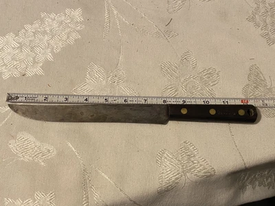 $9.99 • Buy Vintage GOODELL 8  Blade Oriental Style Carbon Chef Brass Dot! USA