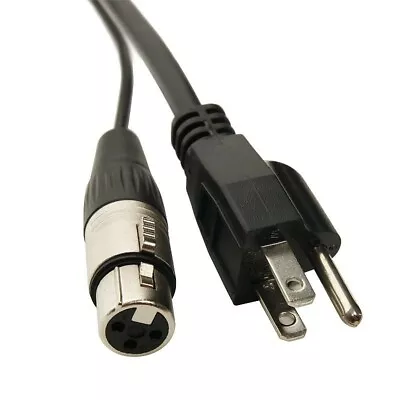 Elite Core PA25 25' Powered Speaker Cable Cord - Balanced Neutrik XLR + AC Plug • $69.99