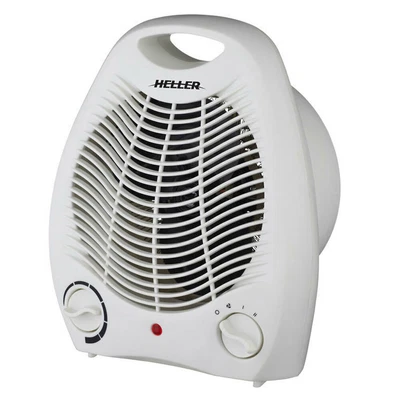 $40 • Buy Heller 2000W Upright Electric Fan Heater Room/Floor Adjustable Thermostat White