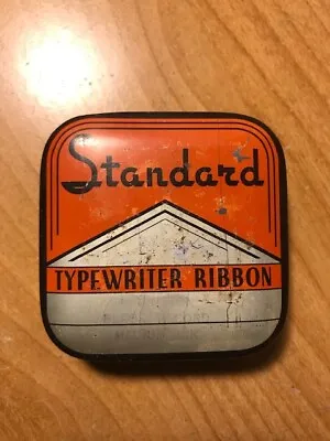 Vintage STANDARD Typewriter Ribbon Tin  • $5.95
