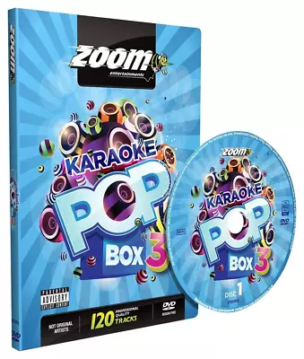 Zoom Karaoke Pop Box 3 DVD Mixed (2017) Quality Guaranteed Reuse Reduce Recycle • £18.86