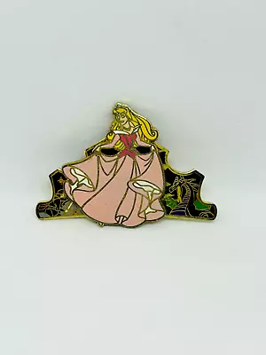 Princess Aurora Sleeping Beauty Pink Dress Maleficent Dragon Disney Pin 36941 • $19.99